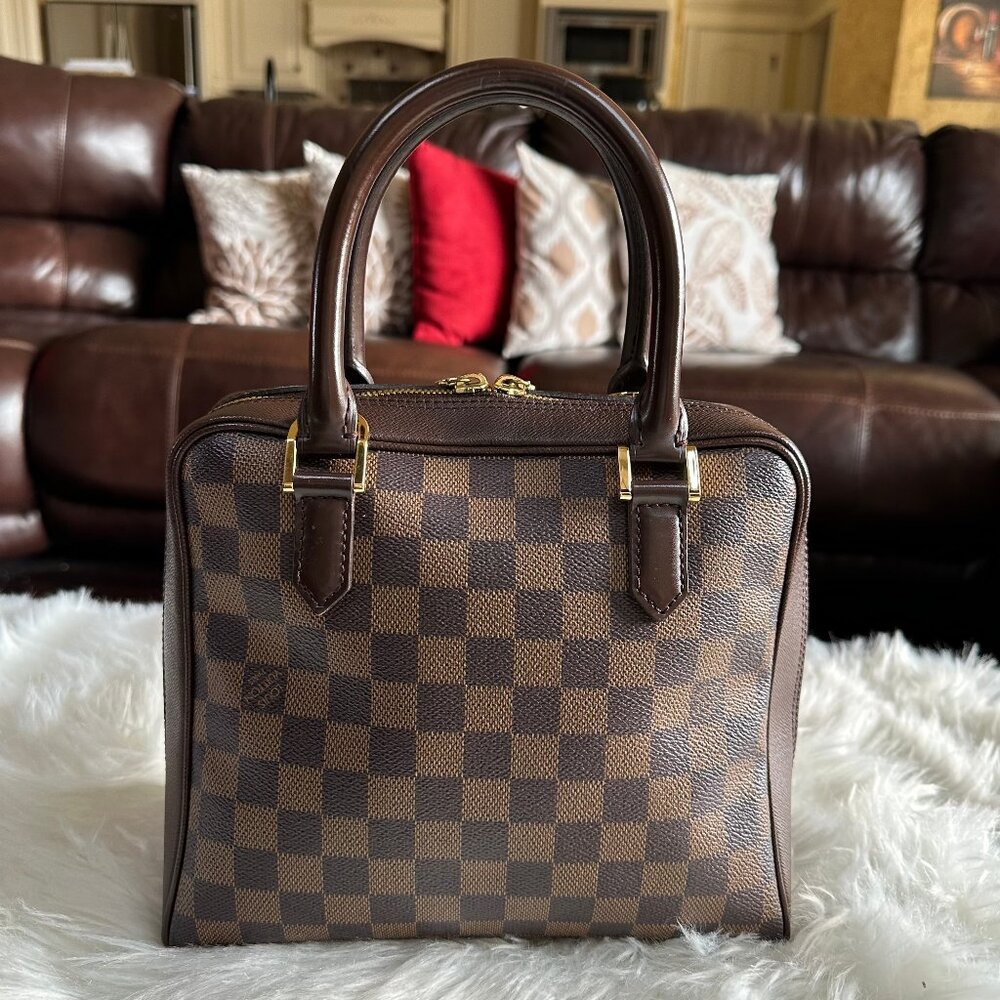 ❌SOLD❌ Authentic Louis Vuitton Damier Ebene Brera Hand Bag - Picture 4 of 15